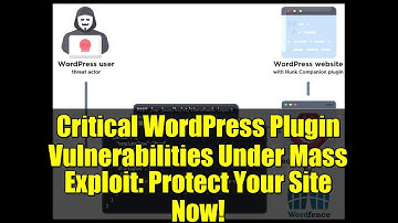 Critical WordPress Plugin Vulnerabilities Under Mass Exploit: Protect Your Site Now!