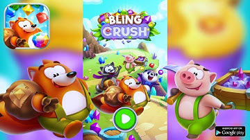 Bling Crush - Free Match 3 Puzzle Game Android Gameplay Full HD by 707 INTERACTIVE