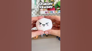 Watch Me Create a Crunchy Squishy Toy! #squishy #squishies #diysquishy #cute #papersquishy
