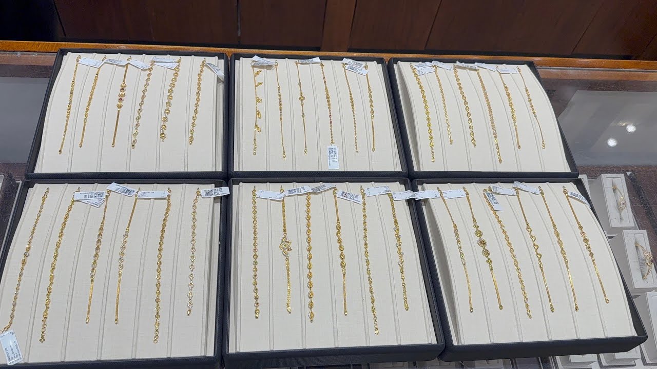 😱 4 గ్రాములు నుండే లేడీస్ బ్రాస్లెట్ Lightweight Ladies Bracelet Designs From 4gms #jcbrothers #yt