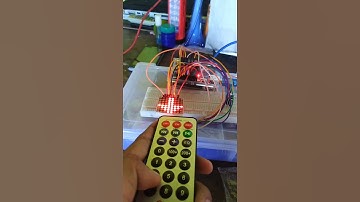 Display Arrow in LED 8x8 Dot Matrix using IR Remote