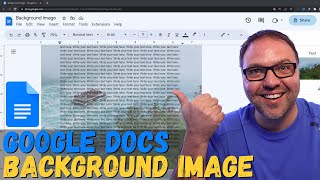 How to Add Background Image in Google Docs