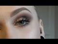 BURGUNDY SMOKEY EYES WITH GOLD ACCENTS - AnnaJeanine