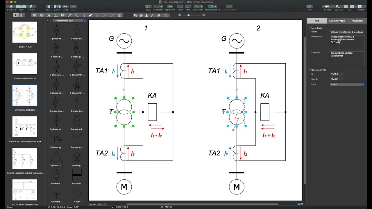 One-line Diagrams One-line (Single-line) Diagram for Power Engineering.