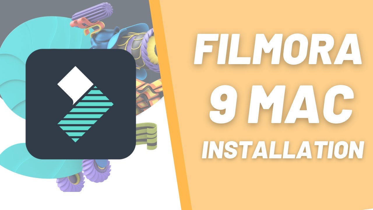 FILMORA 9 Software Installation Video Tutorial for Mac