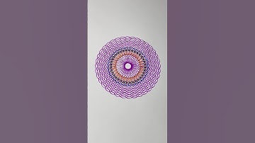 Creating Beauty Out of Endless Curves #asmr #spirograph #art #shorts #asmr #trending #2024 #usa