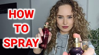 How To Spray Fragrances - No Sissyspraying