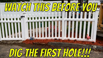 How to install a vinyl fence up a slope or hill and around a curve
