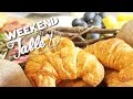 ハーブをくるんだ自家製クロワッサン - Homemade croissant - 【WEEKEND TABLE】