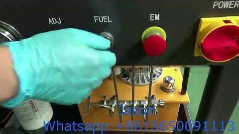 CR966 Common rail test bench---EUI testing with bip