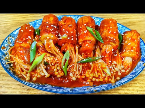 Resep Jamur Pedas Ala Korea