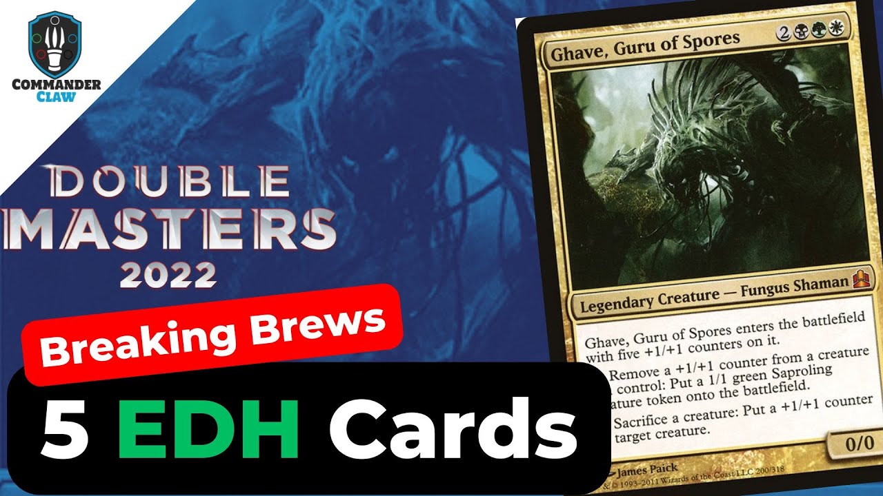 mtg ghave commander deck MTG Commander Deck EDH Deck Ghave, Guru of Spores 100 Magic Cards Custom  Deck Tokens Saprolings Counters