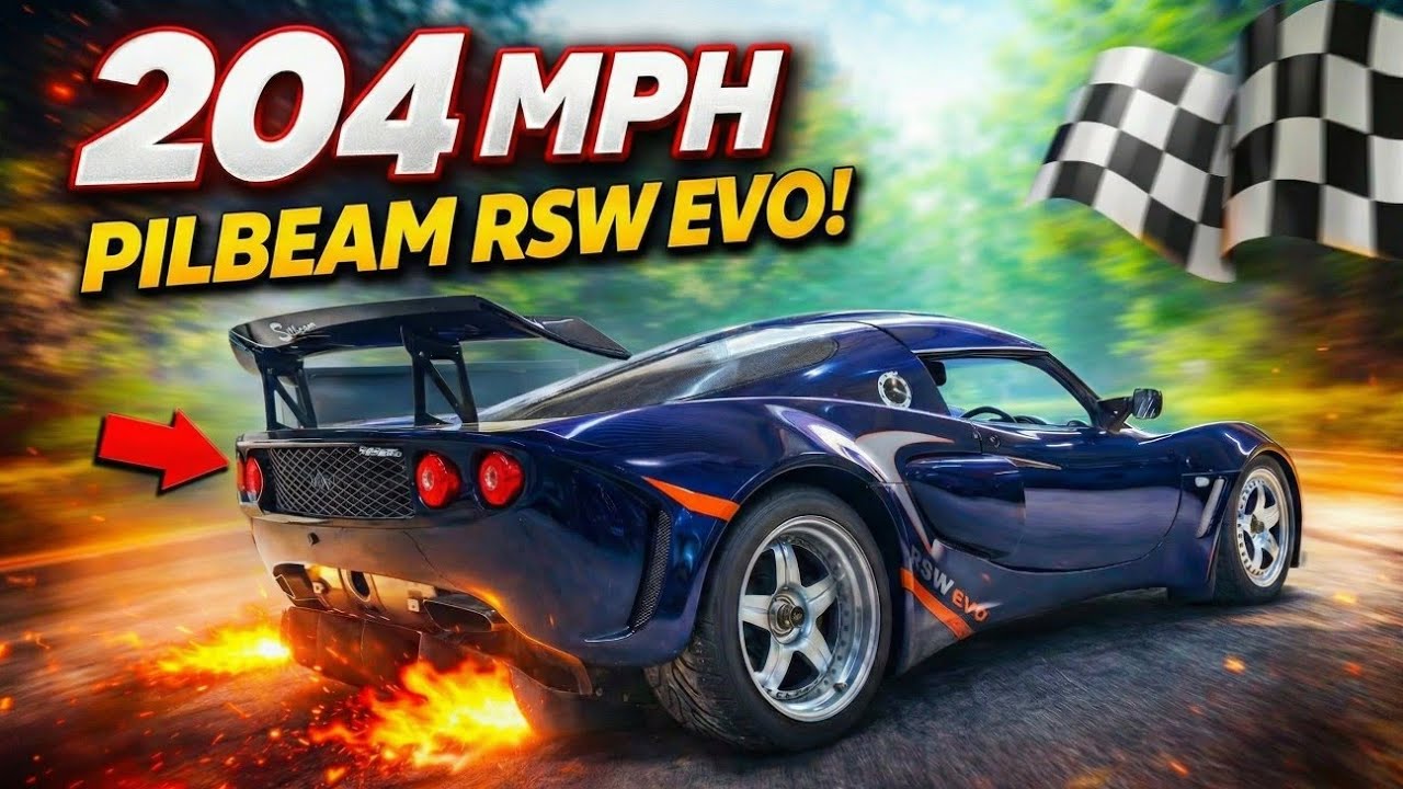Встречайте Pilbeam RSW EVO: ультра-редкий Lotus со скоростью 204 миль в час!