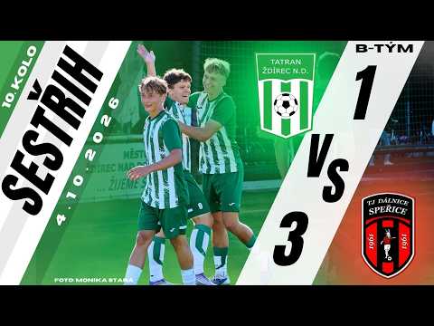"B -Tým" - TJ Dálnice Speřice B- [1:3] - [sestřih zápasu] 4.10.2026