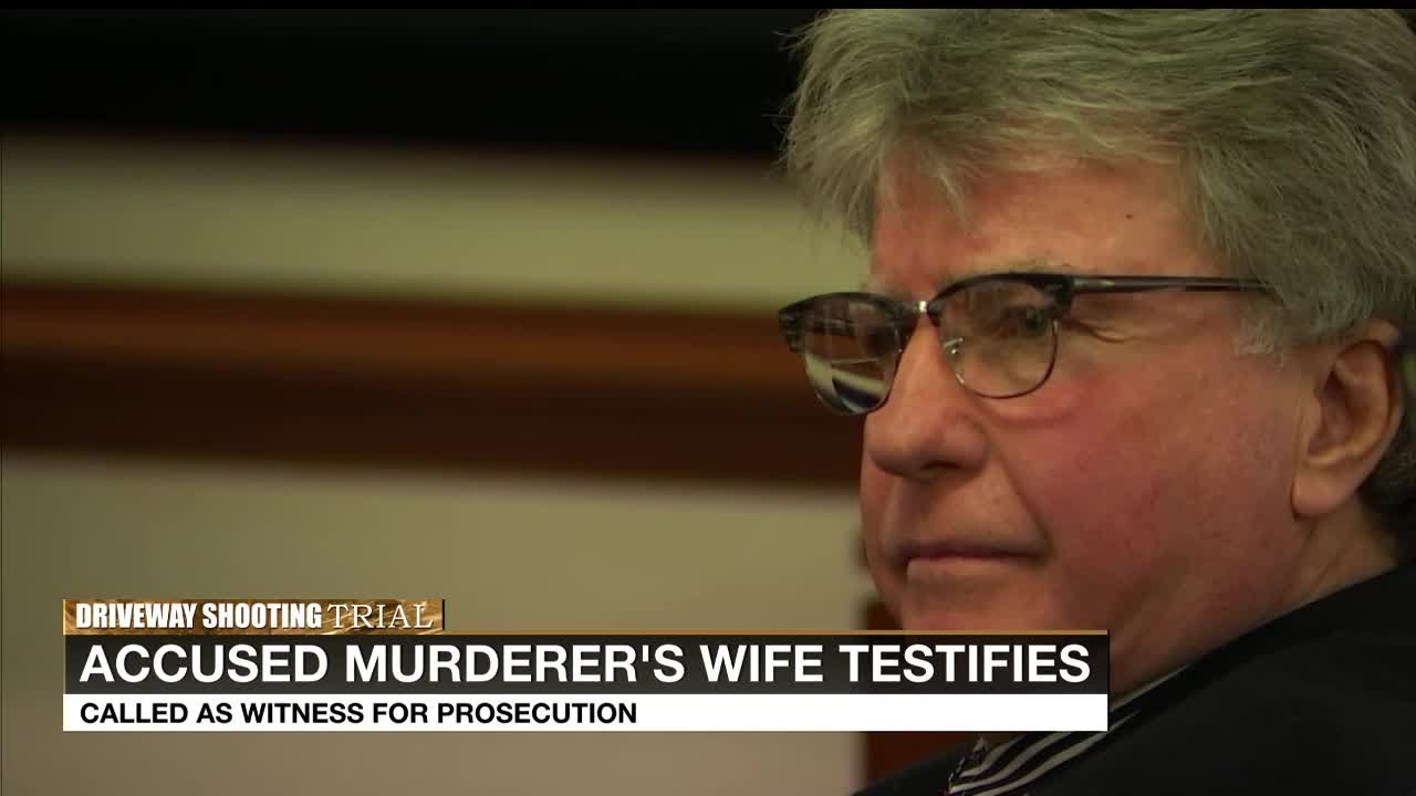 Accused killer's wife testifies in driveway shooting trial