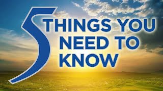 5 Things You Need to Know: Friday, Dec. 1