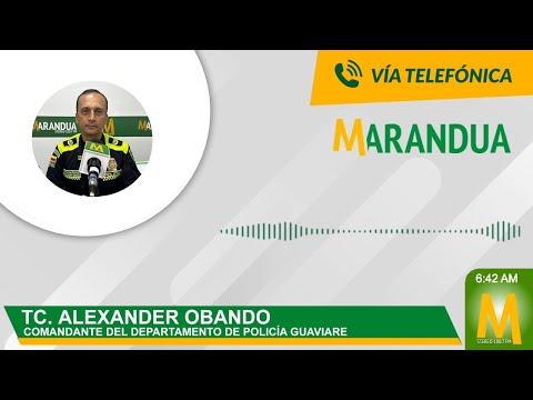 “Policía se mantiene en Charras, Guaviare”: coronel Alexander Obando