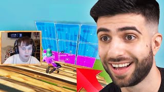 Reacting to the FASṪEST Editors in Fortnite!