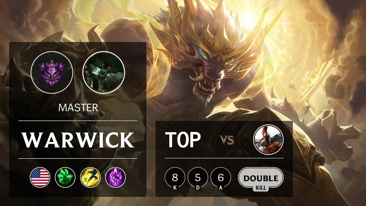 Warwick Top vs Pantheon - NA Master Patch 9.6