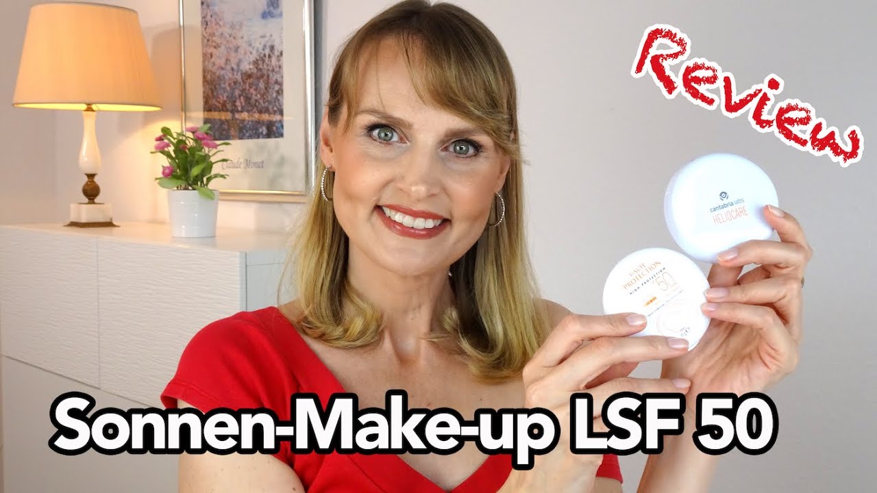 Review: AVENE & HELIOCARE Sonnen-Make-up / Kompaktsonnencreme LSF 50