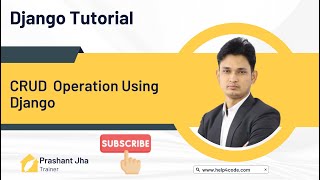 How To Create & Read Data in Data Base | Django | CRUD Operation Part-1