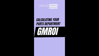 How to Calculate Parts Department GMROI