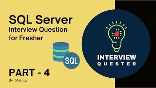 SQL SERVER FOR FRESHERS PART - 4 #sqlserver #sqlforbeginners #interview