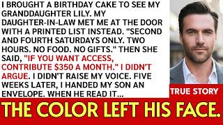 Full My Daughter-In-Law Handed Me A Printed List Of Rules To See My Granddaughter, So I Showed Up With... News