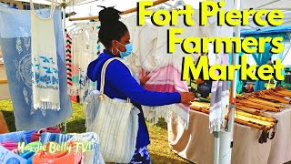 EXPLORING THE FARMERS MARKET IN DOWNTOWN FORT PIERCE FLORIDA | OUT & ABOUT VLOGS