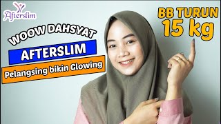 Wow Dahsyat. Bb Turun 15 Kg Rekomendasi Pelangsing Bikin Glowing Ya Afterslim.
