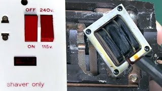 Shaver Sockets for UK Bathrooms - With Isolating Transformer