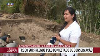 Notícia da SIC sobre a campanha de 2021 do Projecto Outeiro do Circo.