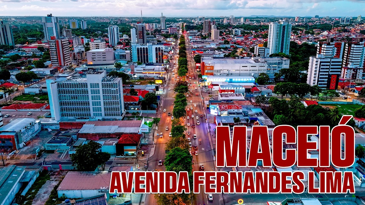 Maceió | Avenida Fernandes Lima | 4k Ultra HD - Imagens de Drone ...