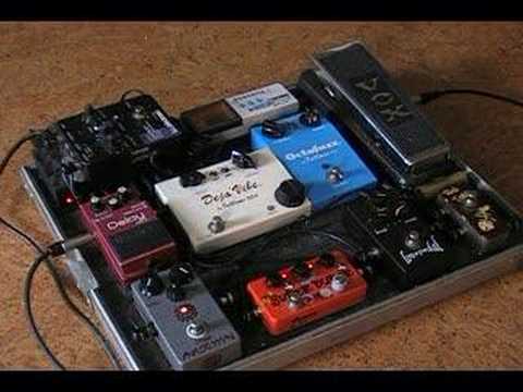 TC Chorus and Analogman Comprossor - Faux Leslie Vibratone effect