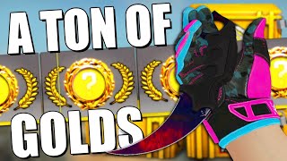 INSANE UNBOXING LUCK (7 GOLDS) | TDM_Heyzeus