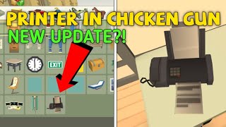 I FOUND PRINTER IN CHICKEN GUN || NEW SECRET || AD TECH || CHCIKEN GUN || Чикен Ган ||