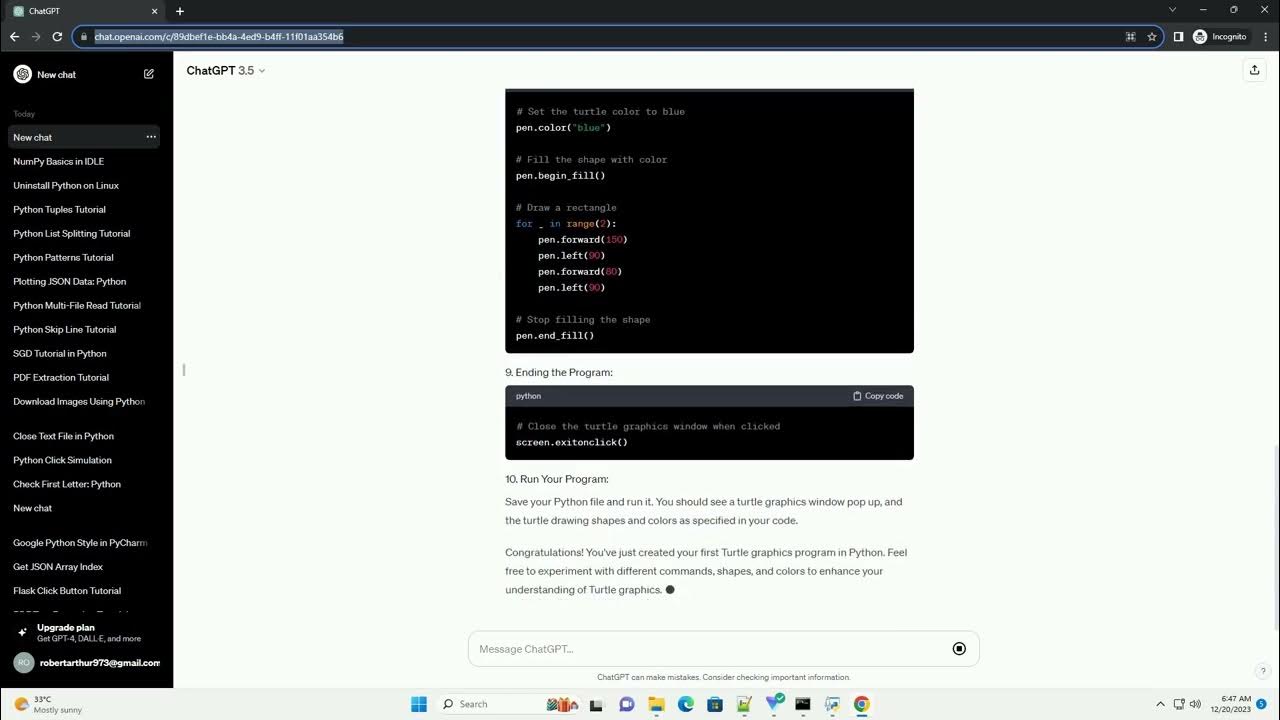 how to write in turtle python - YouTube