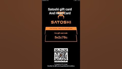 Satoshi gift card and Hash card number#Shorts#Viral video