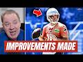 Greg Bedard IMPRESSED by Drake Maye Improvements in Passing Mechanics