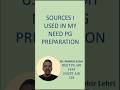 SOURCES I USED FOR NEET PG PREPARATION | INICET AIR 328 | NEETPG AIR 1444  #fmge #neetpg #inicet