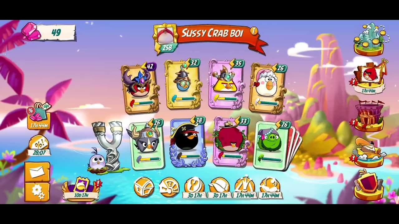 Angry Birds 2 Unlocking Stella and beating Level 122 (pt
