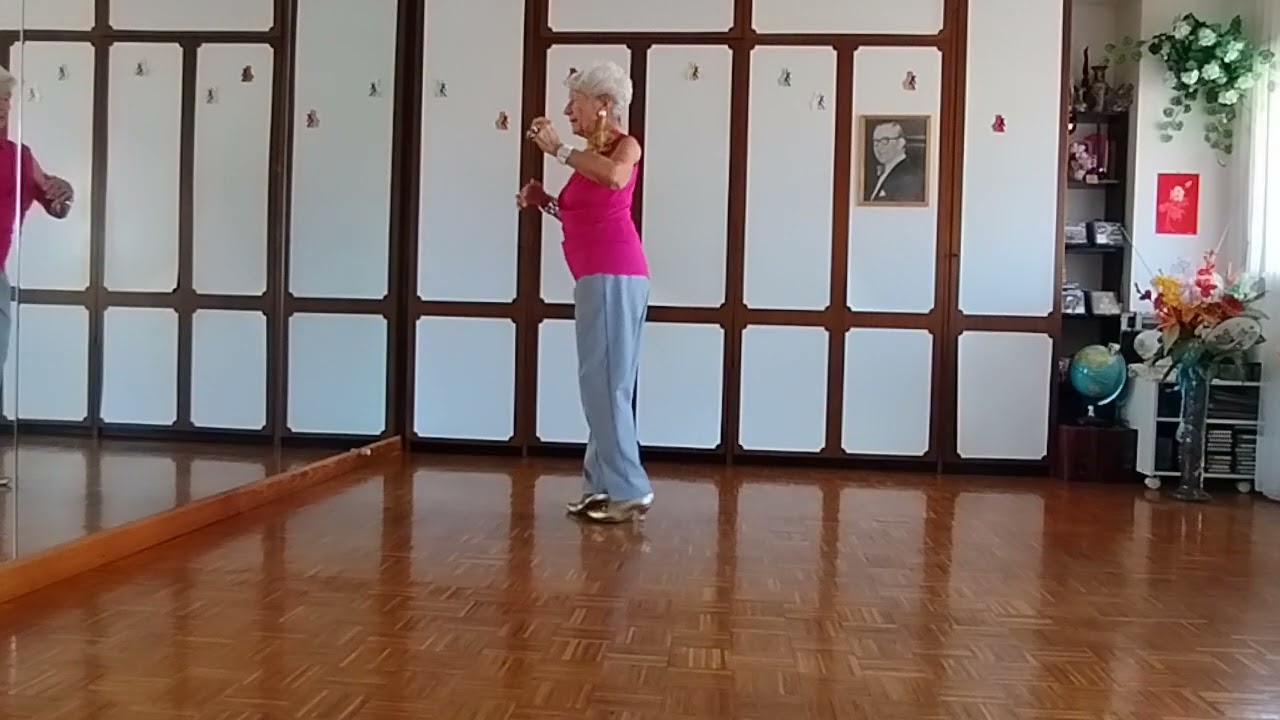 Tango en. 8. Rock Back on RF and Rock Back on LF. Sport & Salon Dance.