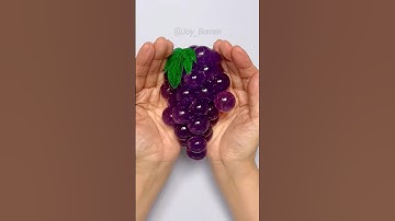 포도 말랑이 만들기🍇 Grape Squishy DIY with Nano Tape! #실리콘 테이프🤣
