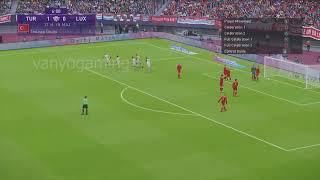 Turkey vs Luxembourg Highlights | UEFA Nations League 2022 | PES 21