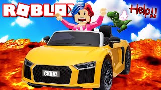 จอชจอมป่วน ตอน ลาวาถล่มโลก | 🧡 Roblox Lava Run [ckkid]