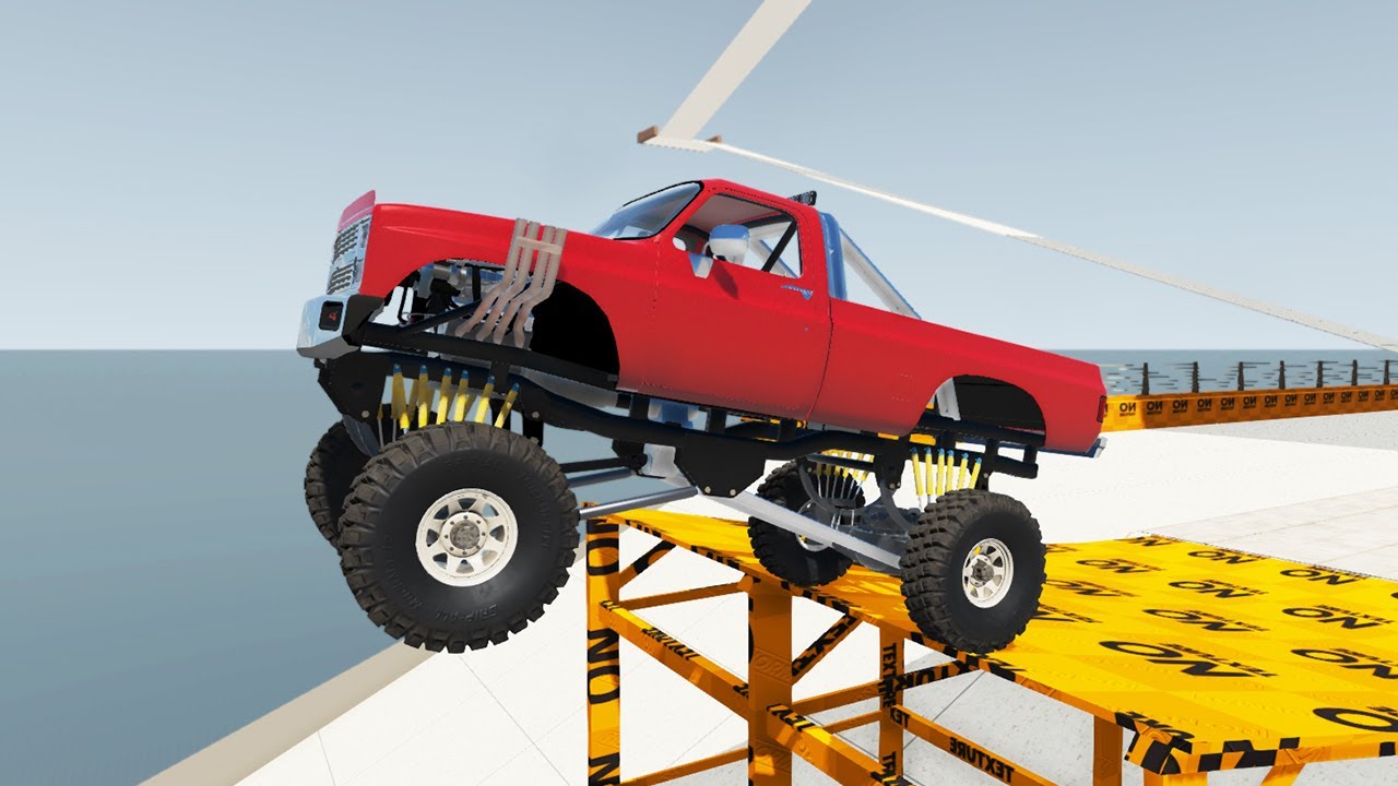 Compilation crash cars ramp jumping BeamNG.drive - YouTube