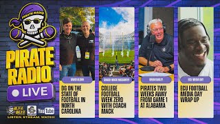 Pirate Radio LIVE 8/24/26: Media Day Recap, Brian Bailey, David Glenn, Mack McCarthy