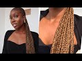 I Tried FEED-IN BRAIDS for the first time | EASY FEED-IN  CORNROWS