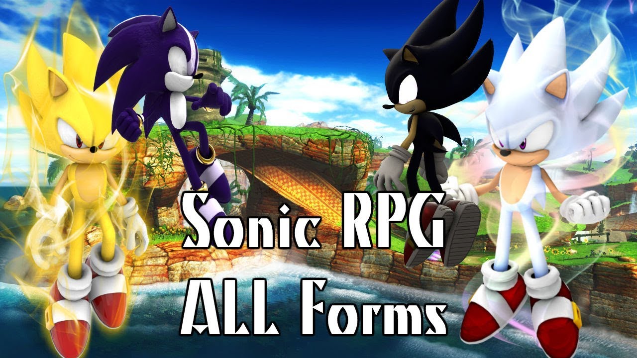 How To Turn All The Forms In Sonic Ultimate Rpg 2018 2019 Youtube - all roblox sonic rpg games