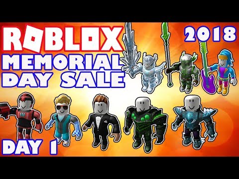 Sale Roblox Memorial Day Sale 2018 Items Day 1 Packages